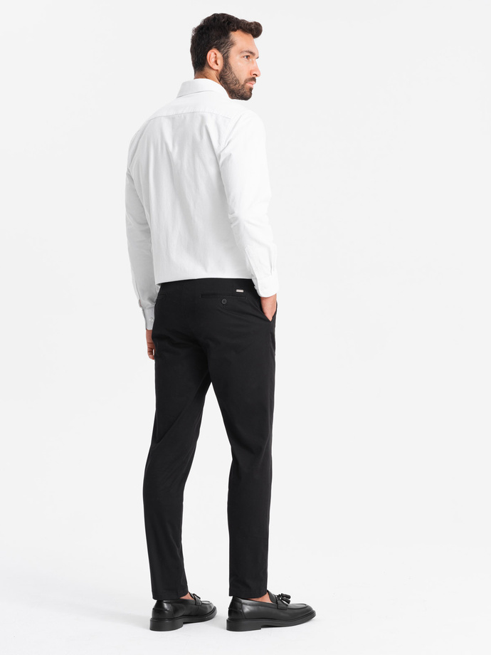 Uniforma pentru bărbați REGULAR FIT chinos - negru V5 OM-PACP-0183