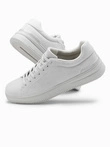 Men's uniform casual shoes in eco nubuck - light grey V2 OM-FOCS-0151