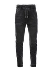 Pantaloni de jogger din denim pentru bărbați - negru P907