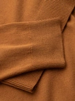 Hanorac tricotat pentru bărbați din viscoză monocoloră - camel V8 OM-SWTN-0101