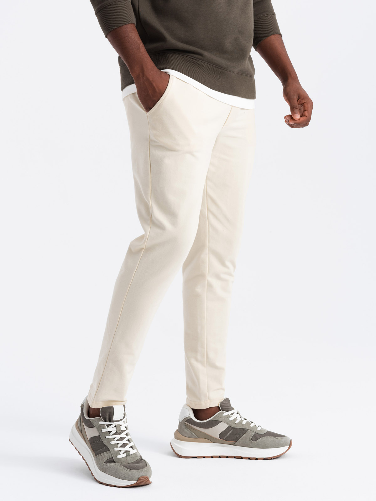 Men's logo sweatpants - black V1 OM-PASK-0167 | Ombre.com - Men's ...