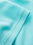 Tricou polo BASIC pentru bărbați, tricou piqué monocolor - mentă V18 OM-POBS-0100