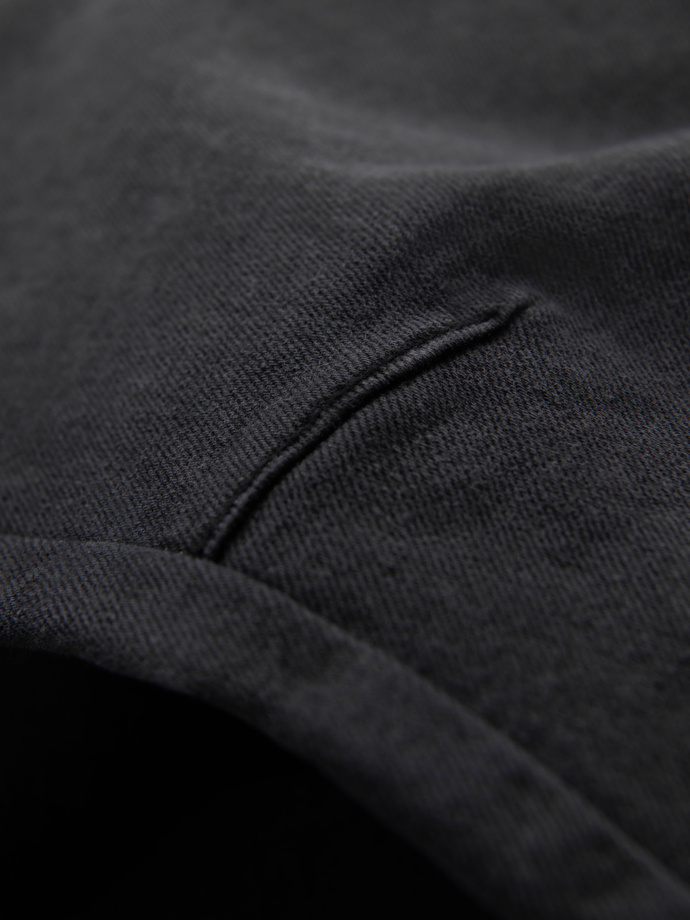 Pánske džínsové nohavice JOGGERS s pracím efektom - sivé V3 OM-PADJ-0267