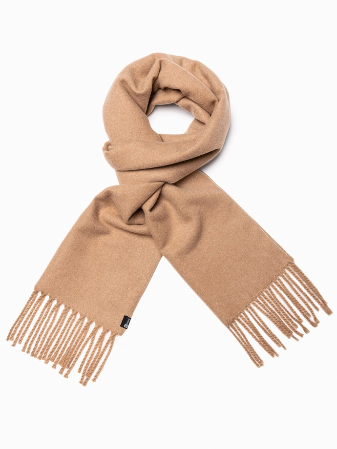 Men's scarf - light yellow A375