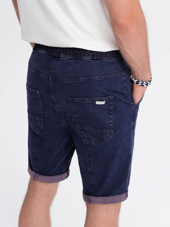 Men's denim shorts - violet W361TEST
