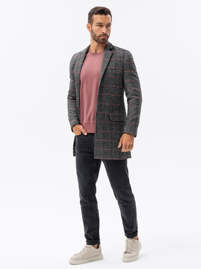 Pánský kabát - černá C500