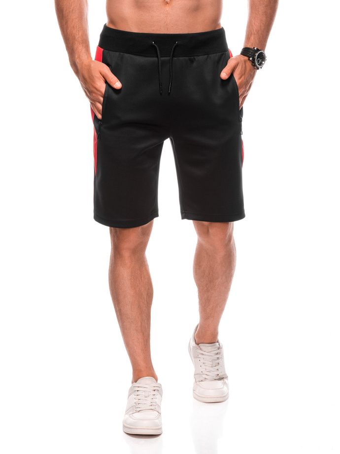 Men's short sweat shorts 524W - black
