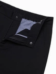 Men's REGULAR FIT chino pants with elastic waistband - black V4 OM-PACP-0157