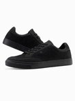 Monochromatic men's streetwear style shoes - black V3 OM-FOTL-0183