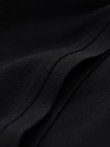 Pánská jednobarevná pletená polokošile BASIC - černá V1 OM-POBS-0100