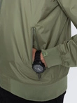 Men's classic bomber jacket - green V2 C439