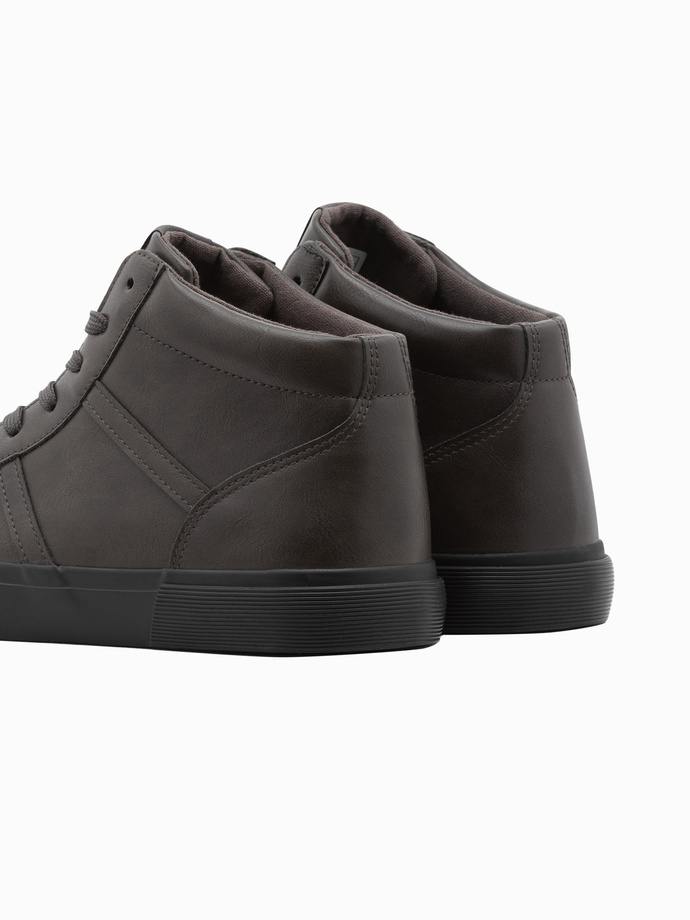 Adidași bărbătești pentru gleznă cu talpă contrastantă - grafit V3 OM-FOTH-0124