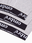 Men's underpants - grey 3-pack U159