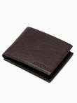 Men's leather wallet - brown A609