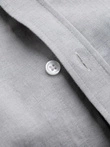 Pánská košile SLIM FIT z dekorativní tkaniny - šedá V2 OM-SHCS-0175