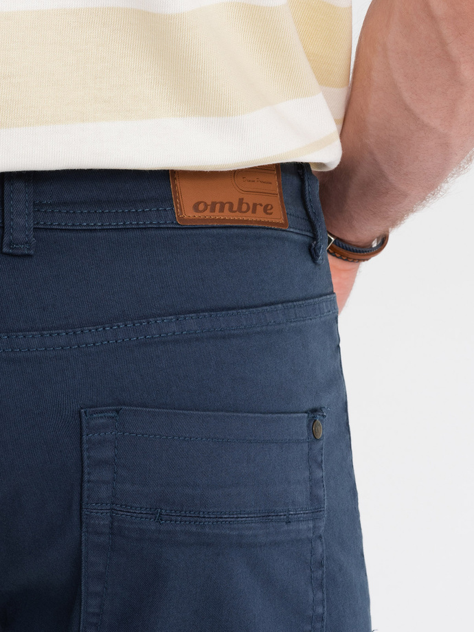 Men's CHINO shorts - dark blue V8 OM-SRDS-0103