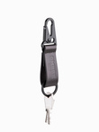Men's key ring with snap hook - black V1 OU-ACKC-0100