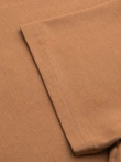 BASIC men's classic cotton T-shirt - brown V21 OM-TSBS-0236