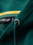 Unisex sweatshirt with pockets and hood - dark green V17 OU-SNBC-0105