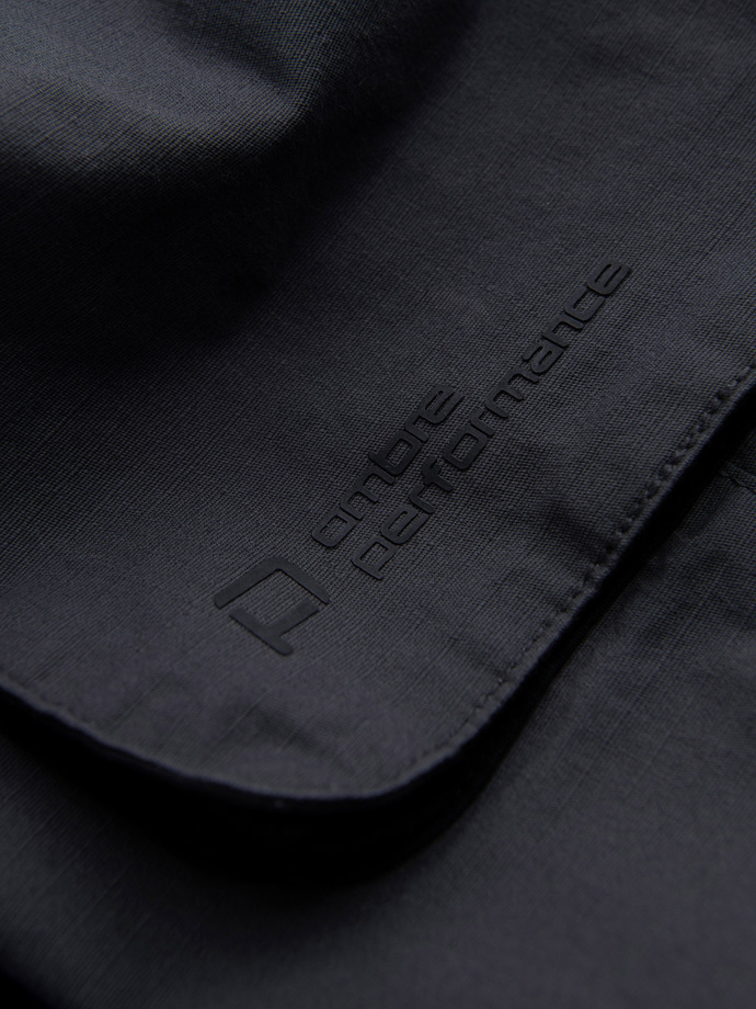 Vyriškos JOGGER kelnės su užtrauktukais ir užsegamomis kišenėmis - grafito spalvos V6 OM-PAJO-0135