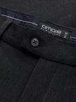 Elegantné pánske chino nohavice SLIM FIT - grafitové V2 OM-PACP-0191
