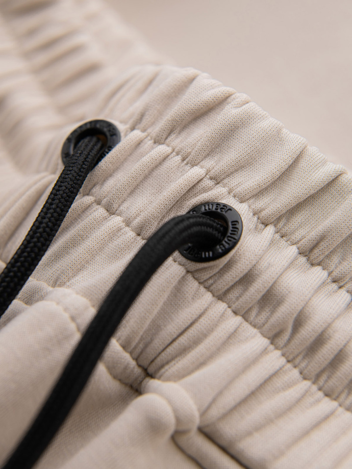 Pantaloni de trening bărbătești din tricot structurat - grafit V5 OM-PASK-0211