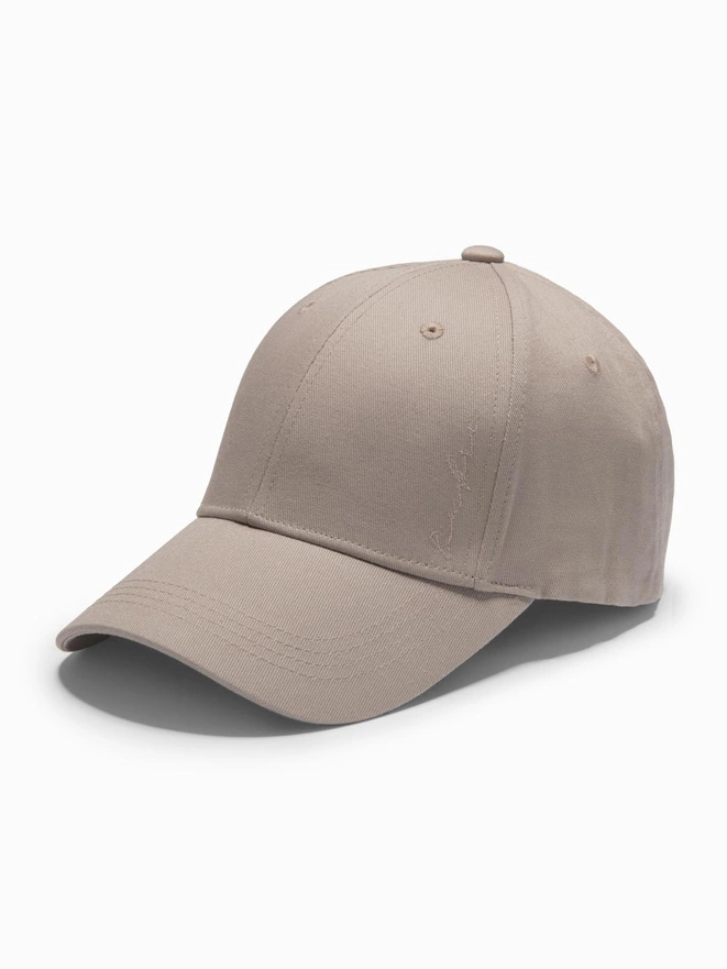 Men's baseball cap with decorative embroidery - ash V3 OM-ACCS-0102