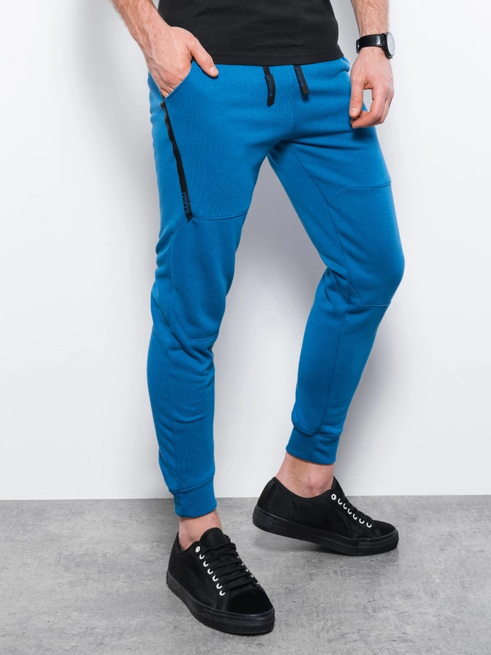 Pantaloni de trening barbati - albastru P919