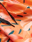 Men's swim shorts in floral motif - orange V5 OM-SRBS-0140