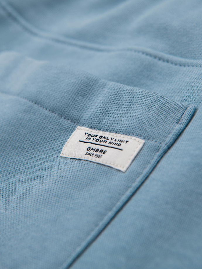 Men's jogger sweatpants - blue V7 OM-PABS-0173