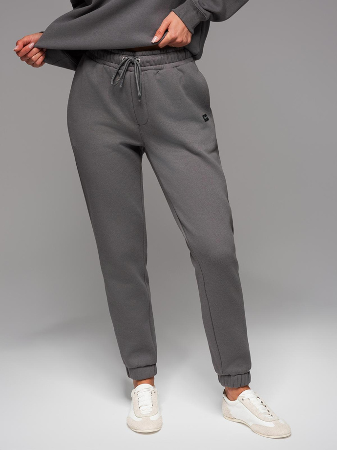 UNISEX tracksuit set in athleisure style with pants and sweatshirt - grey V18 Z109