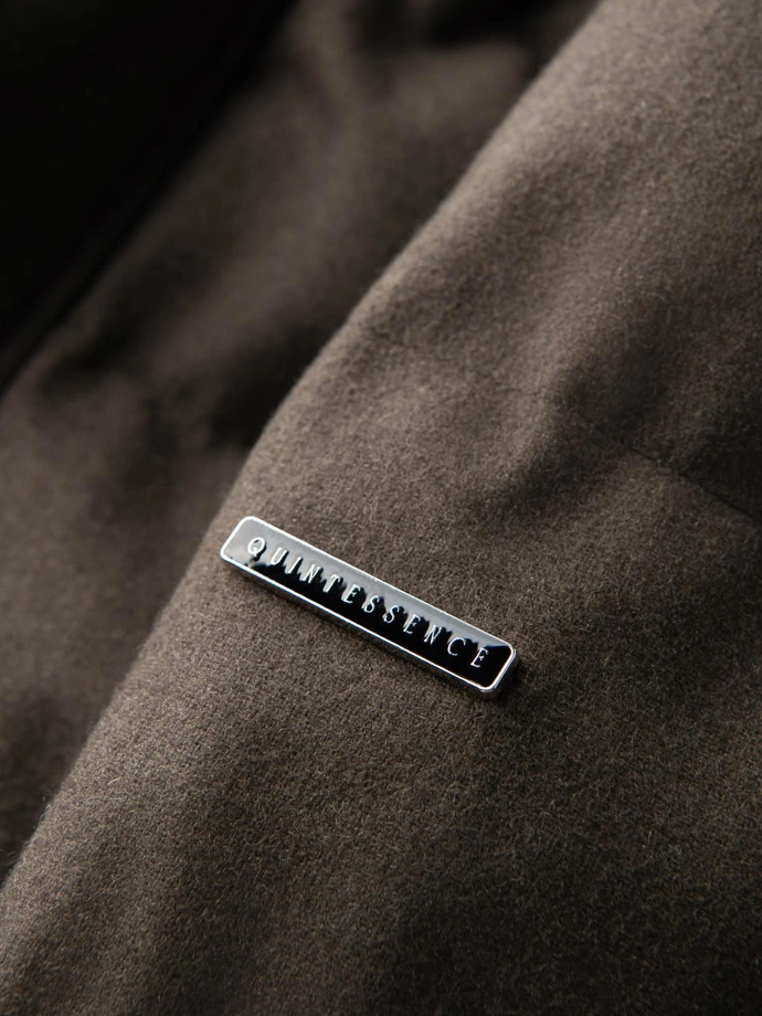 Pánská lehká bunda s kapucí a síťovanou podšívkou - olivová V2 OM-JANP-0149