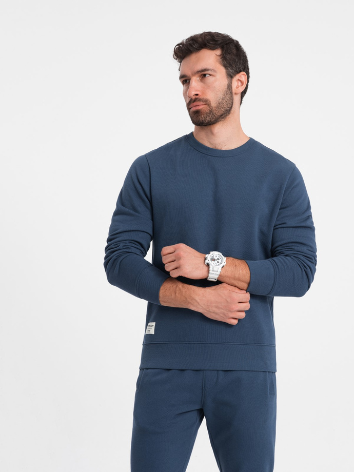 Set trening bărbați hanorac + pantaloni - albastru închis V4 Z78