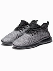 Pánske sneakers topánky - šedá T388