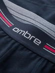 Classic fit men's boxer shorts with striped elastic band - 3 pack mix OM-UNBO-0109