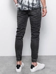 Pantaloni de jogger din denim pentru bărbați - negru P907
