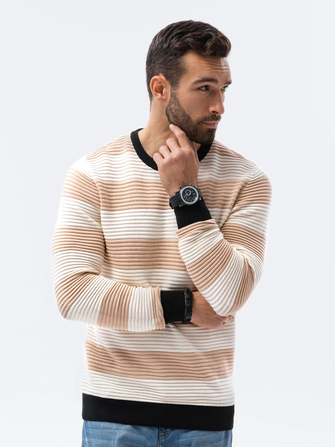 Men's sweater - beige E189