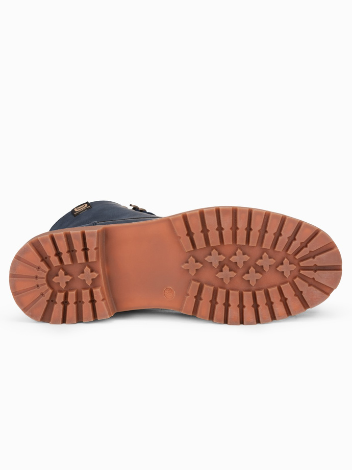 Trappers de iarna barbati - bleumarin T314