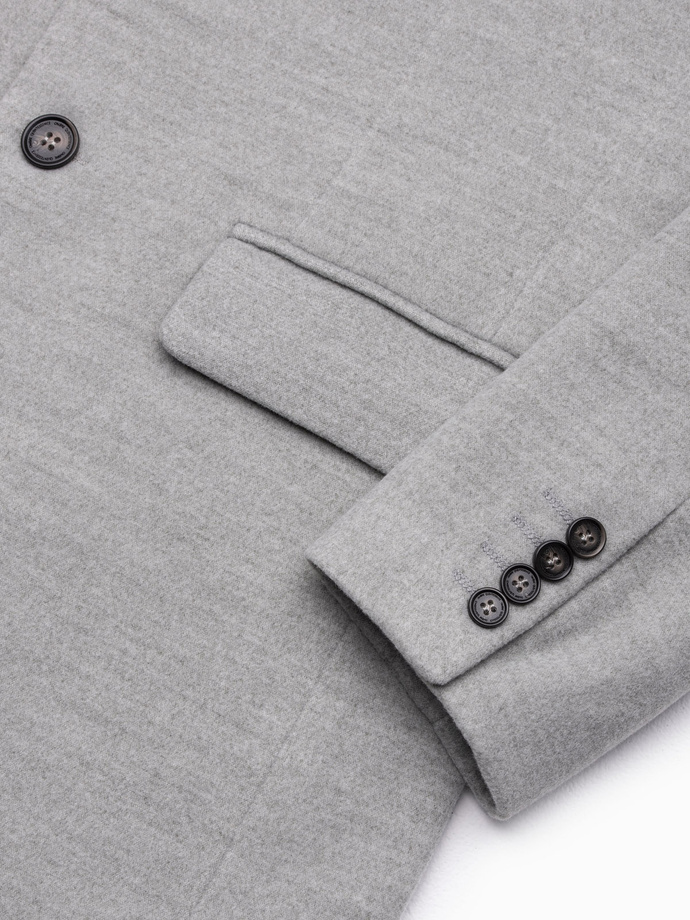 Men's coat - light grey C432