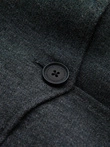 Palton de iarnă pentru bărbați, din lână și căptușeală matlasată - graphite melange V1 OM-COWC-0116