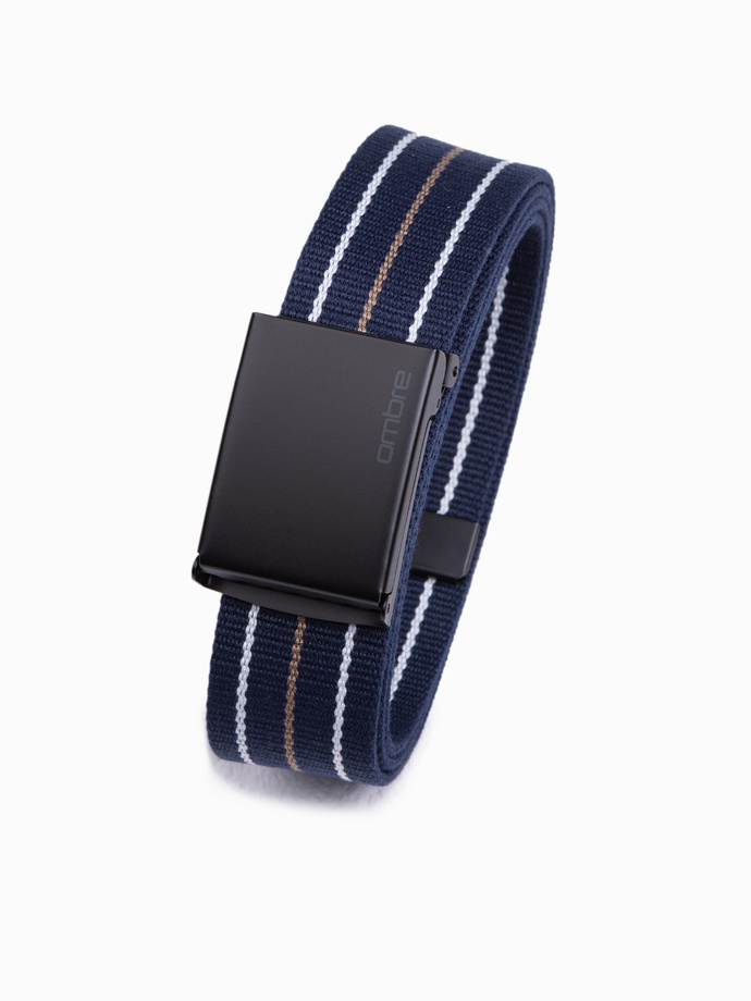 Men's sackcloth belt - navy A648