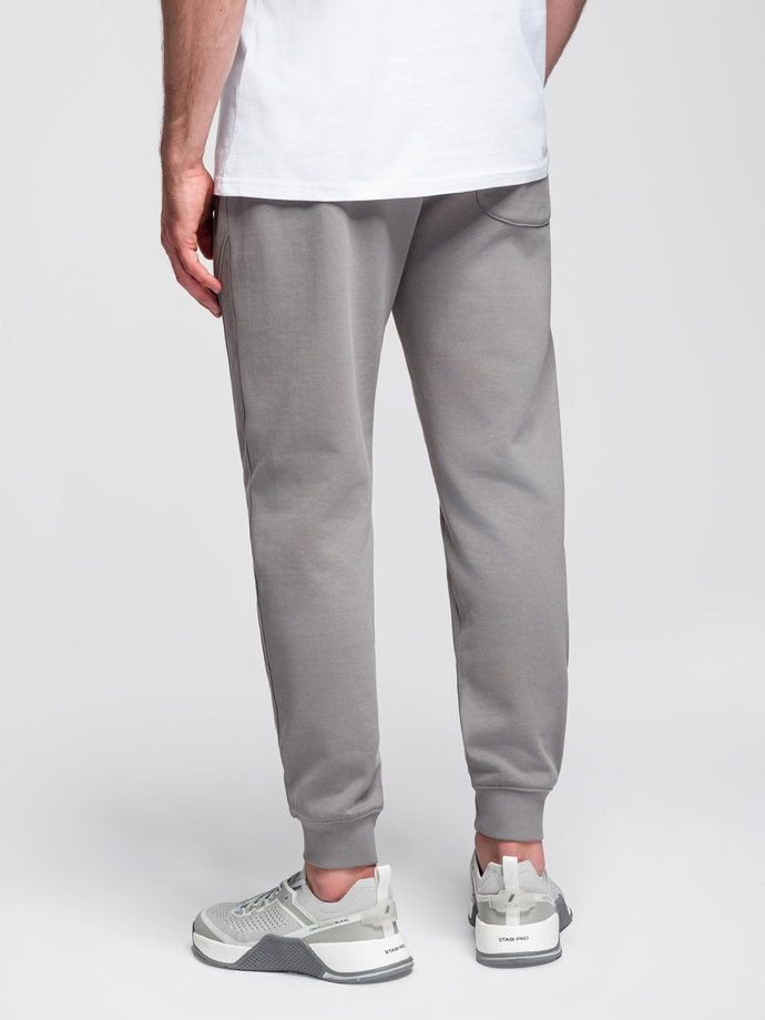Pantaloni de trening jogger pentru bărbați - gri V8 OM-PABS-0173