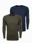 Bluza cu maneca lunga simpla - mix 2-pack Z43