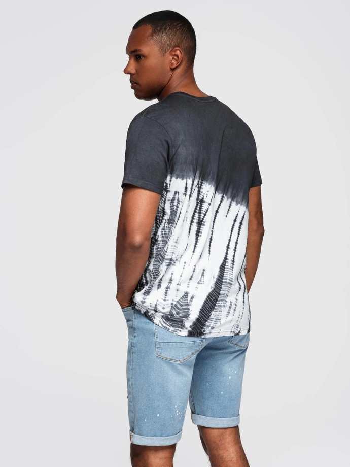 Men's Tie-Dye t-shirt - dark grey S1617