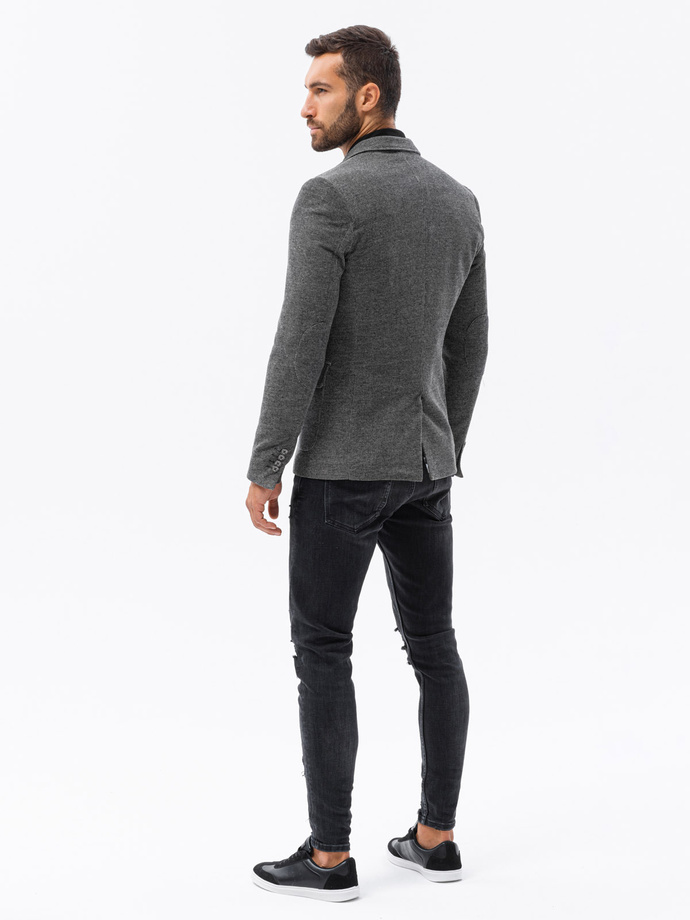 Men's casual blazer jacket - black M162