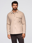 Men's shirt jacket - beige V1 OM-JANP-0291