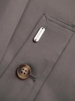 Men's insulated coat with hood and concealed zipper - black V1 OM-COWC-0110
