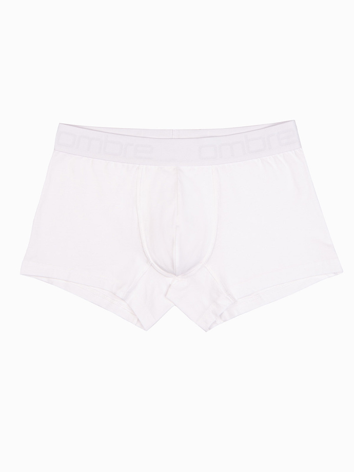 Boxeri bărbătești din bumbac cu logo - 3-pachet mix V2 OM-UNBO-0105