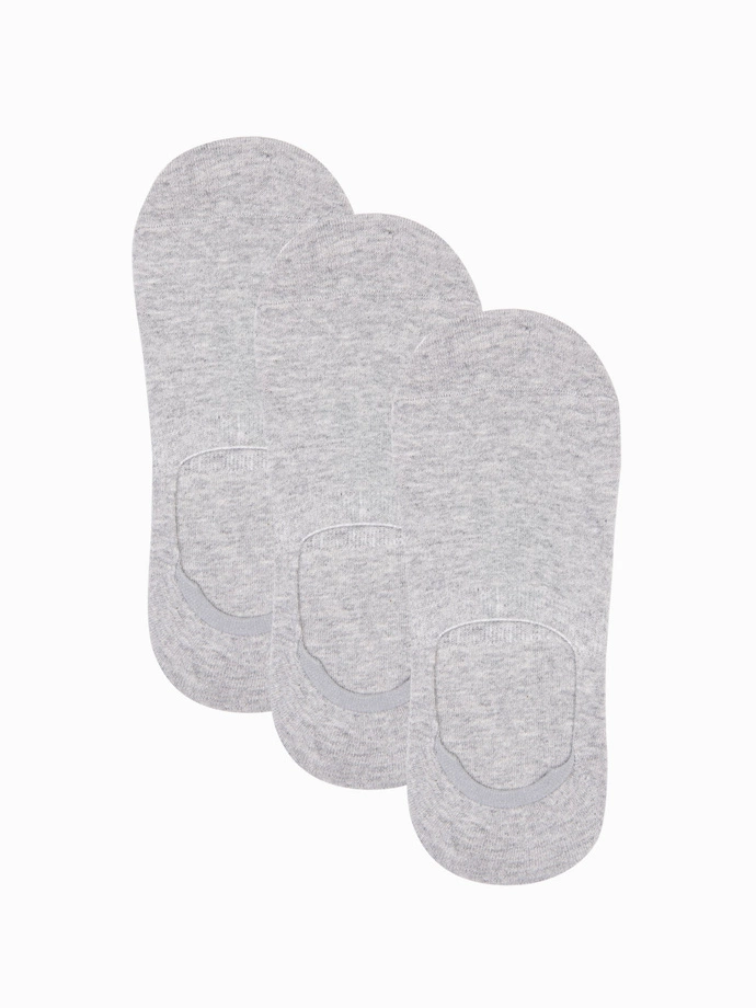 Men's foot socks 3-pack - gray V3 OM-SOSS-0103