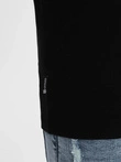 Bărbați semnătură elastan longsleeve cu decolteu rotund - negru V3 OM-LSCL-0102